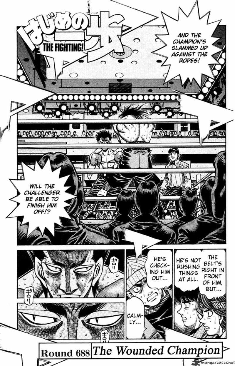 Hajime no Ippo: Fighting Spirit, Chapter 688 image 01